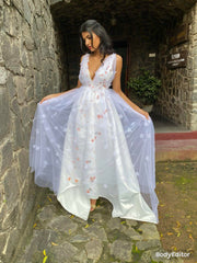 Floral Modern Destination Dress - Runway Collections