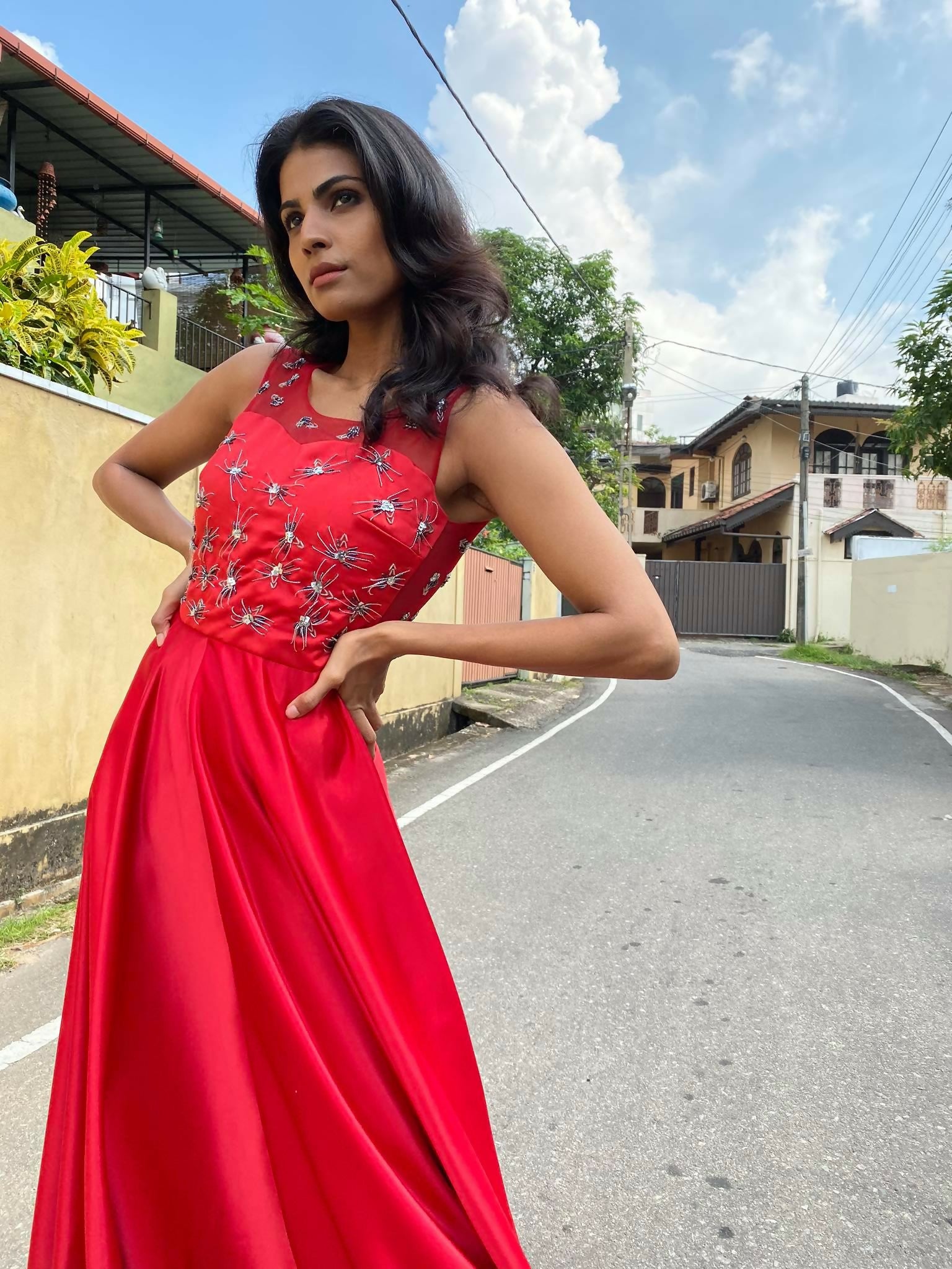 Andrea Couture Eveningwear Dress - Runway Collections