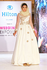 Leila Dress with floral beadwork - Runway Collections