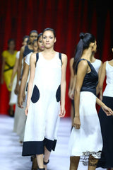 Svetlana Midi Silk Shift Dress - Runway Collections